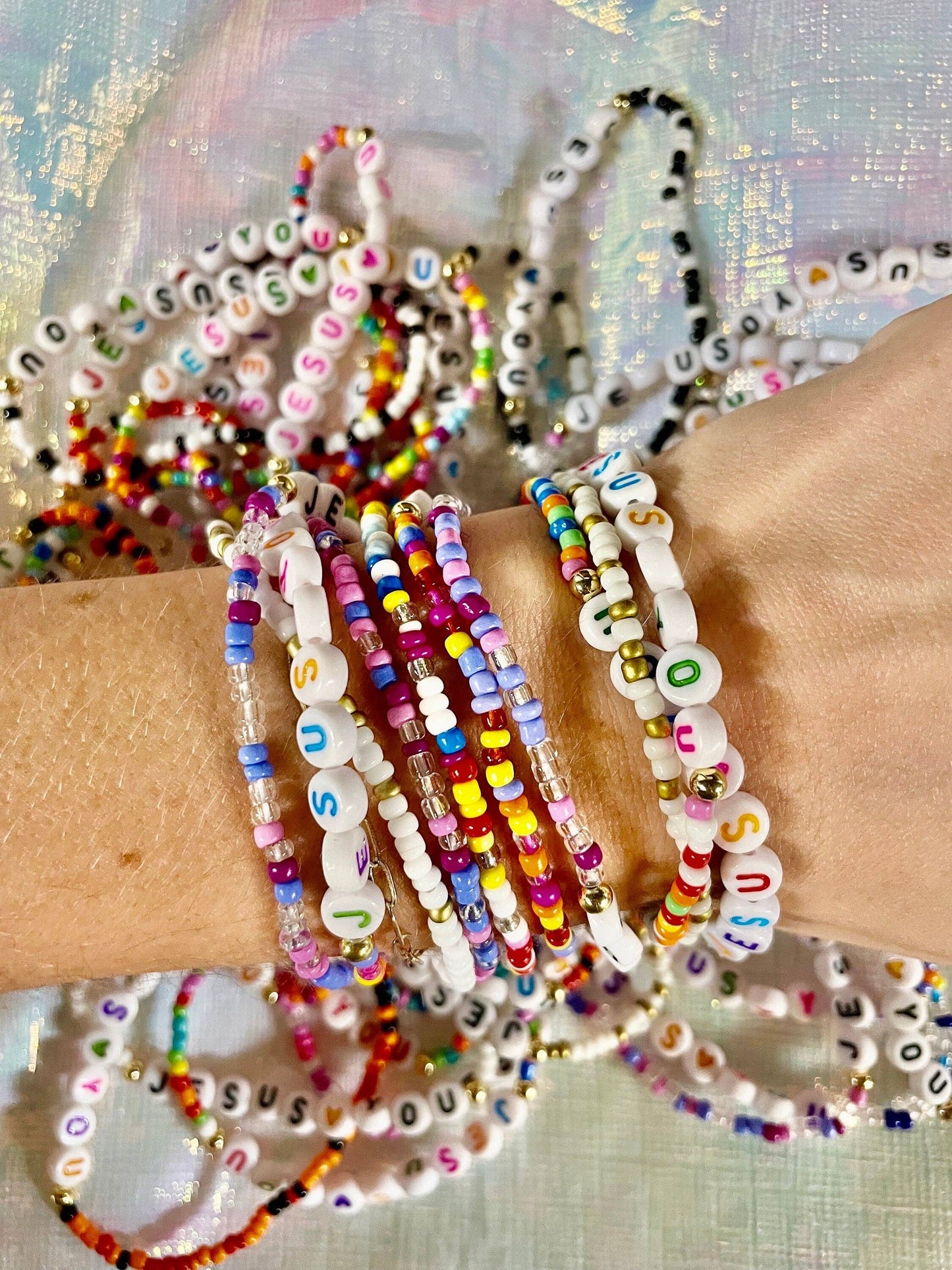 Christian Jesus Beaded Bracelets