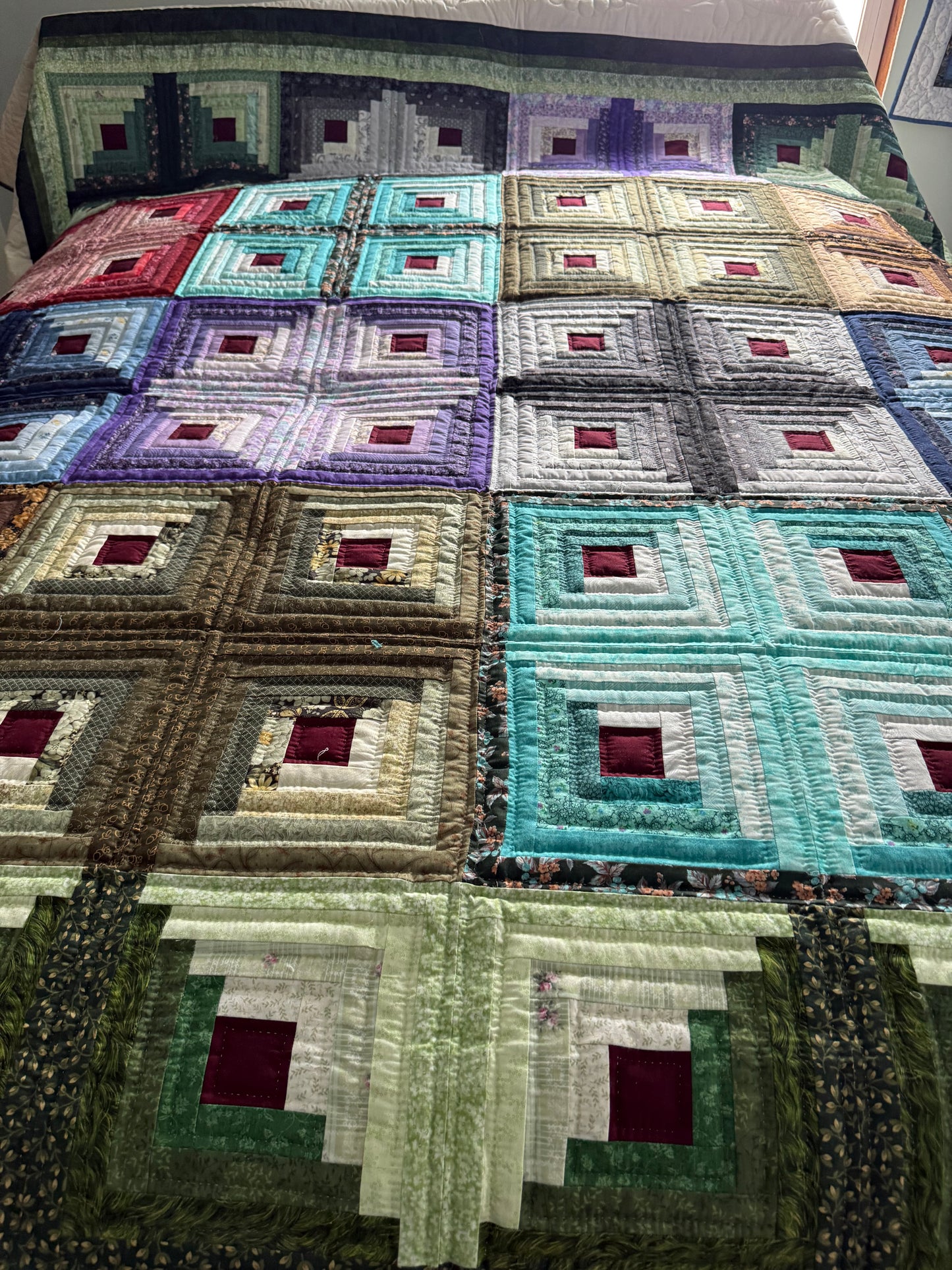 Amish Quilt (Log cabin) - Simple Life Amish Store