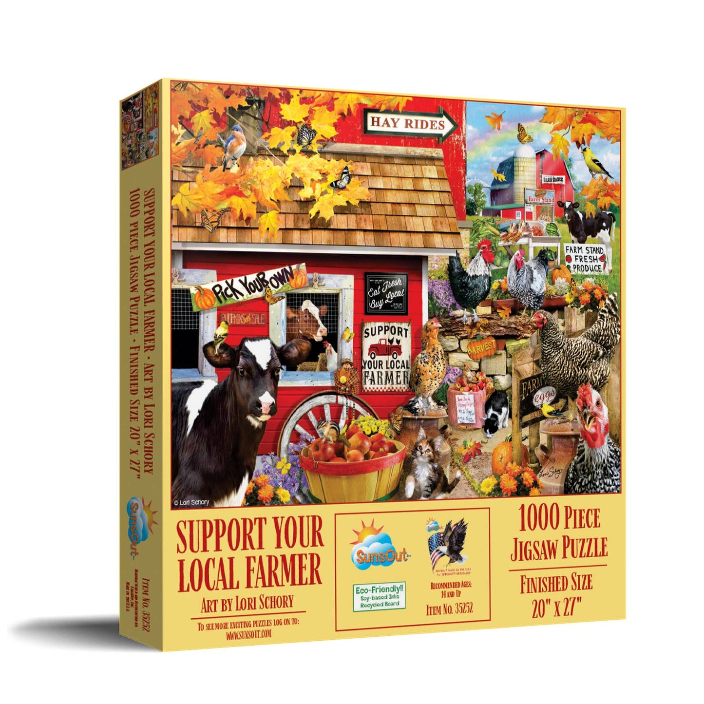 0894 Support your Local Farmer 1000 pc Puzzle