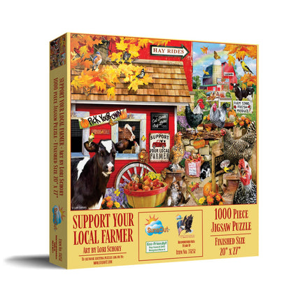 0894 Support your Local Farmer 1000 pc Puzzle
