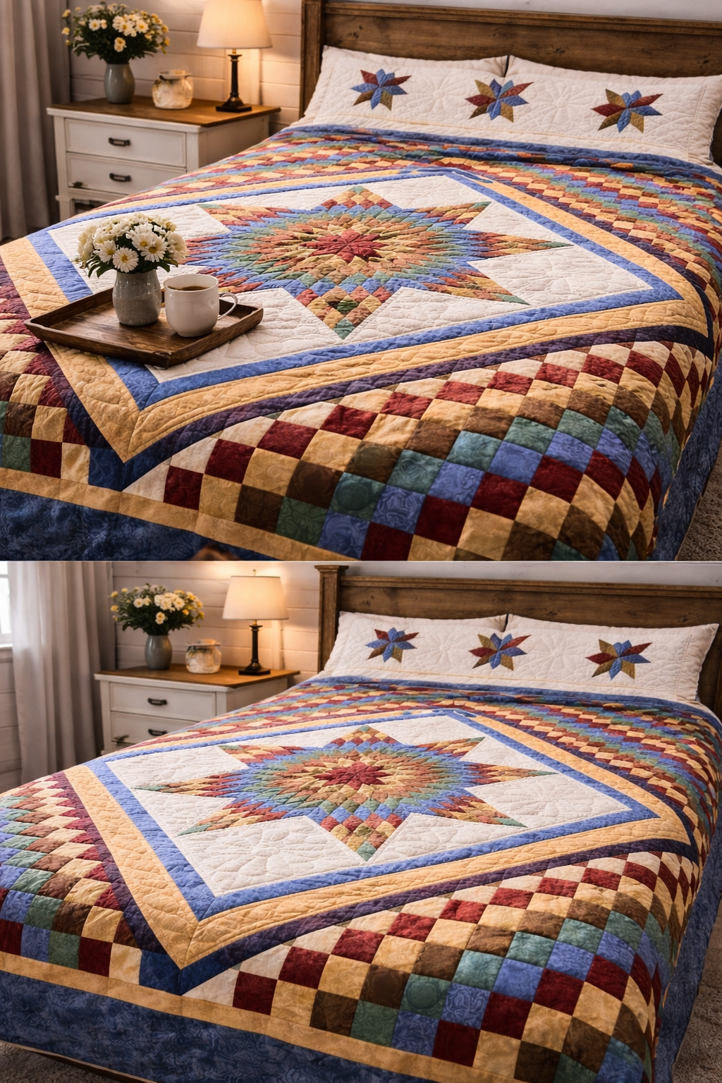 Amish Quilt (Lone Star Common) - Simple Life Amish Store