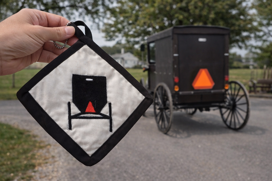 Amish Made Buggy Pot Holder