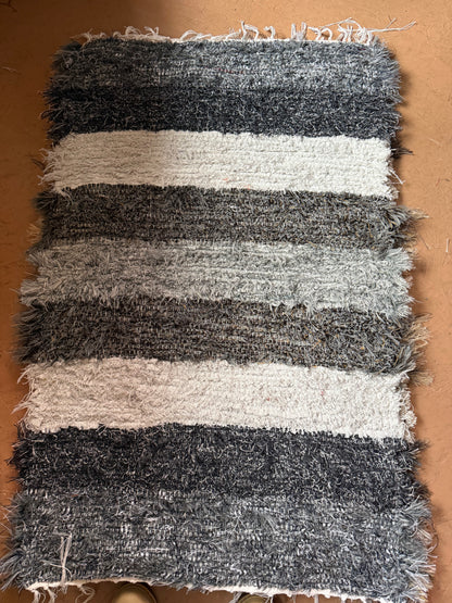 Amish Made Woven Rugs (greys) (26” x 44”) - Simple Life Amish Store