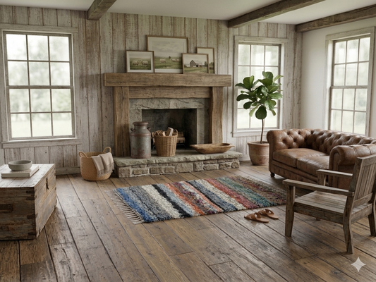Amish Made Woven Rugs (multi-colored ) (26” x 44”) - Simple Life Amish Store