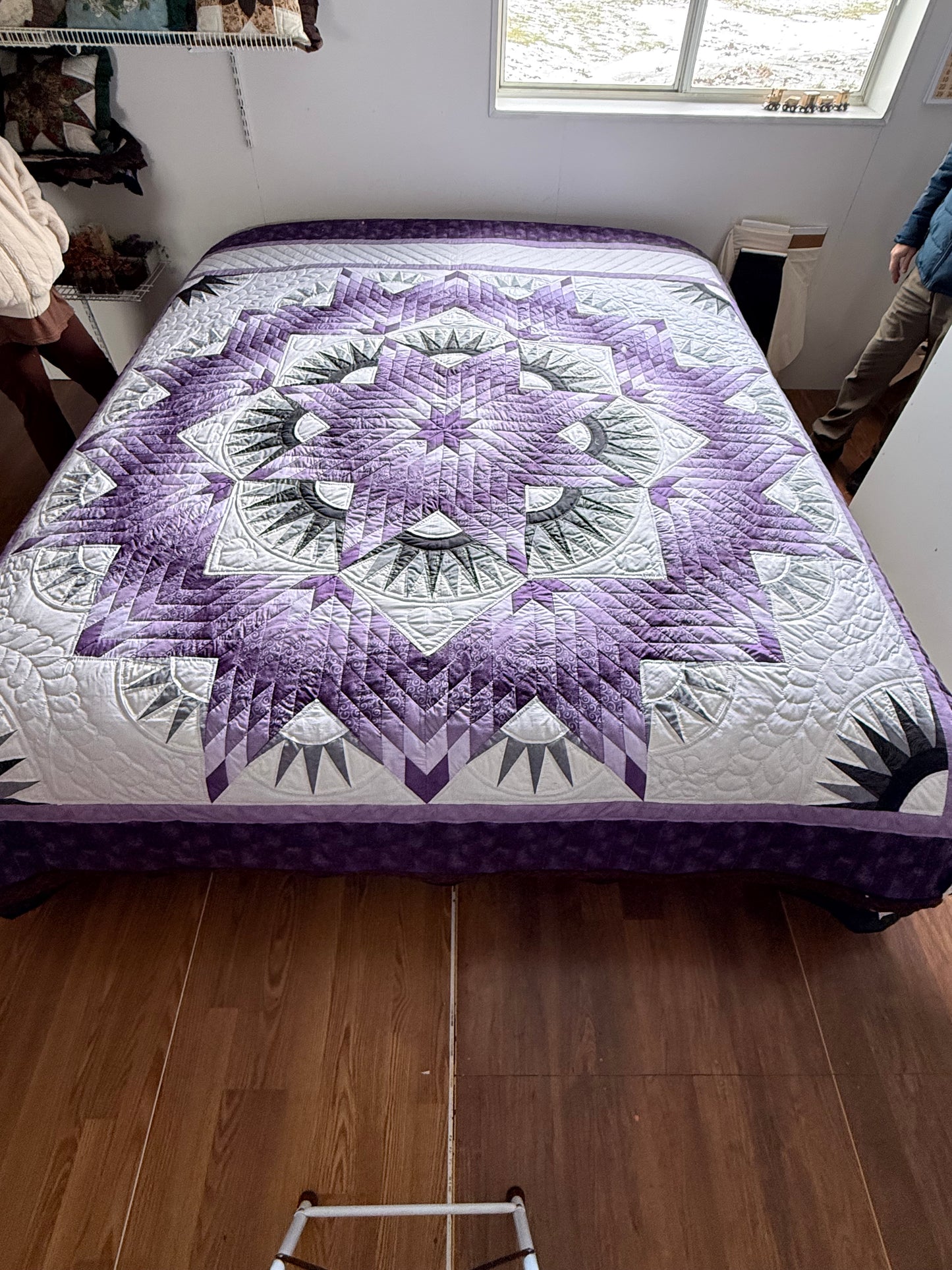 Mariner’s Star (purple and grays)