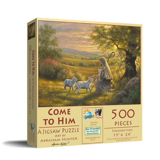 0887 Come to Him 550 pc Puzzle - Simple Life Amish Store