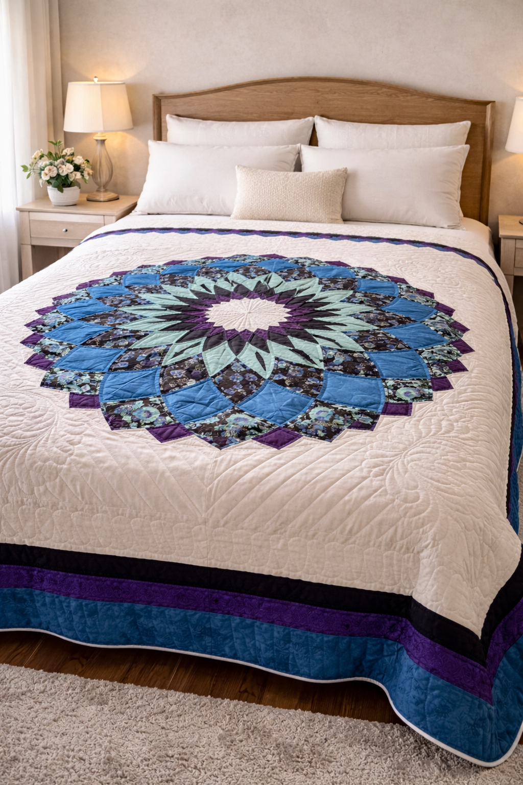 Amish Quilt (Giant Dahlia) - Simple Life Amish Store