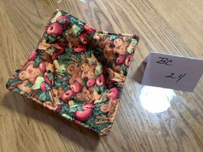 Handmade Christmas and other patterns Hot Pads and Bowl Cozies (sets of two)