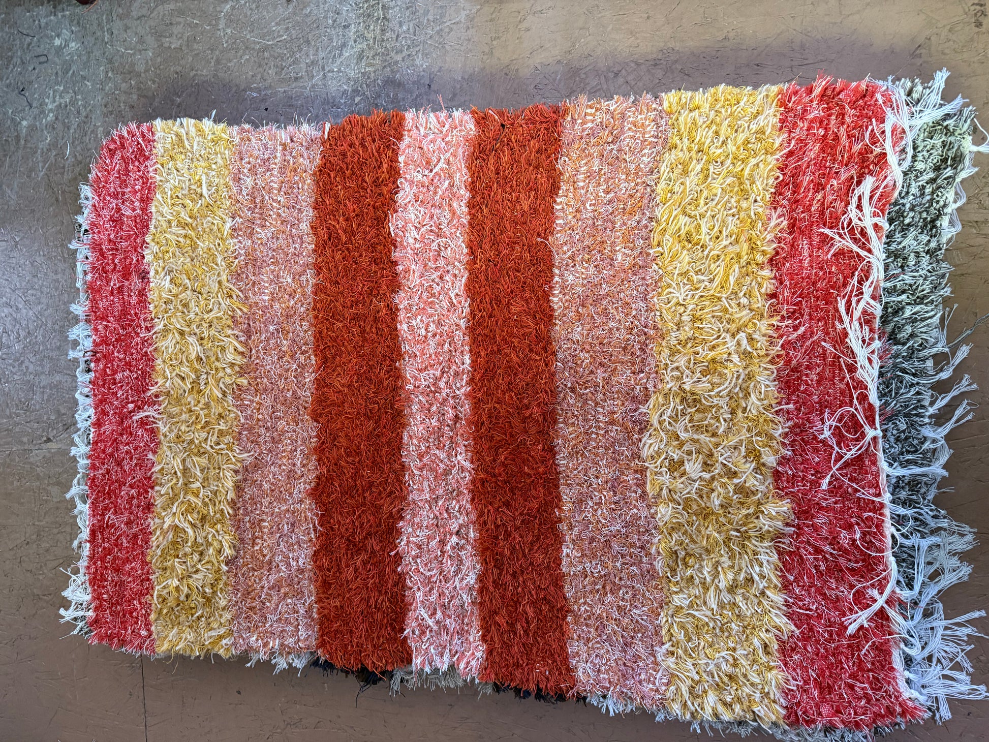 Amish Made Woven Rugs (Orange and yellows) (26” x 44”) - Simple Life Amish Store