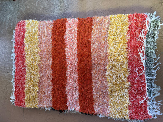 Amish Made Woven Rugs (Orange and yellows) (26” x 44”) - Simple Life Amish Store