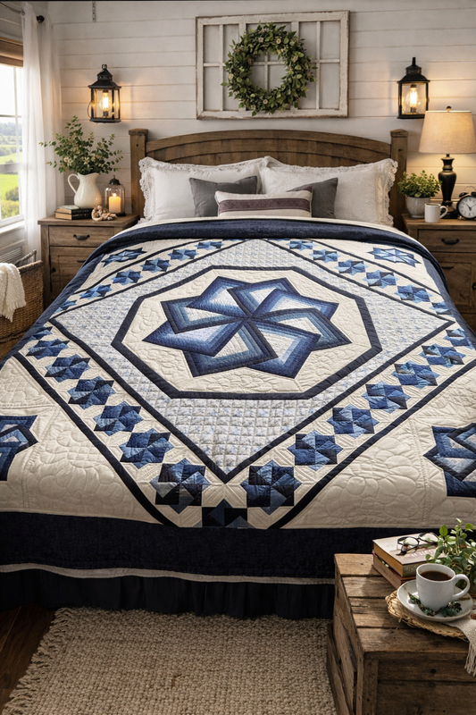 Amish Quilt (Spinning Star) - Simple Life Amish Store