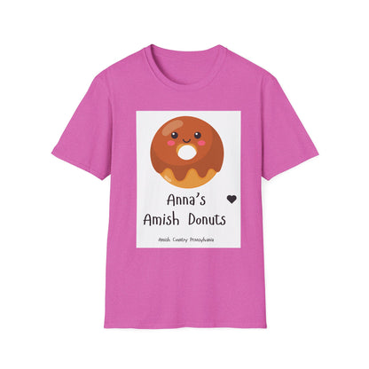 Anna's Amish Donuts Unisex Softstyle T-Shirt - Perfect for Food Lovers and Local Pride - Simple Life Amish Store