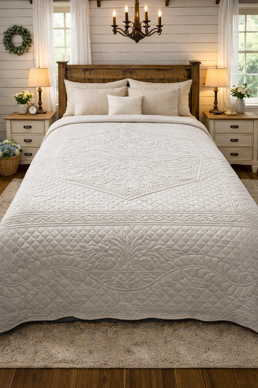 Amish Quilt (Feathered Pineapple) - Simple Life Amish Store