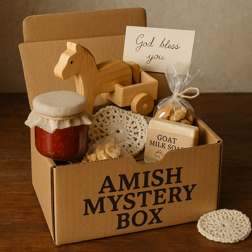 Amish Country Surprise  Box (Not Christmas themed). Small size