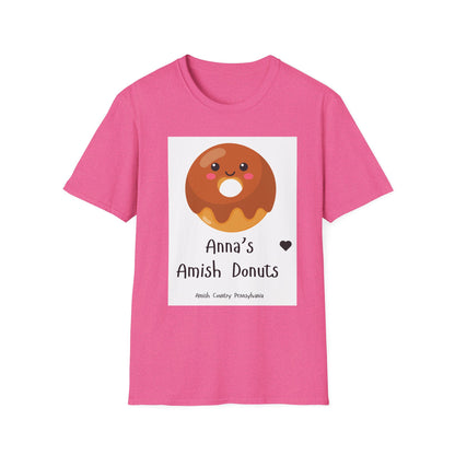 Anna's Amish Donuts Unisex Softstyle T-Shirt - Perfect for Food Lovers and Local Pride - Simple Life Amish Store