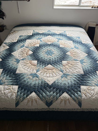 Amish Quilt (Mariner’s Star) - Simple Life Amish Store
