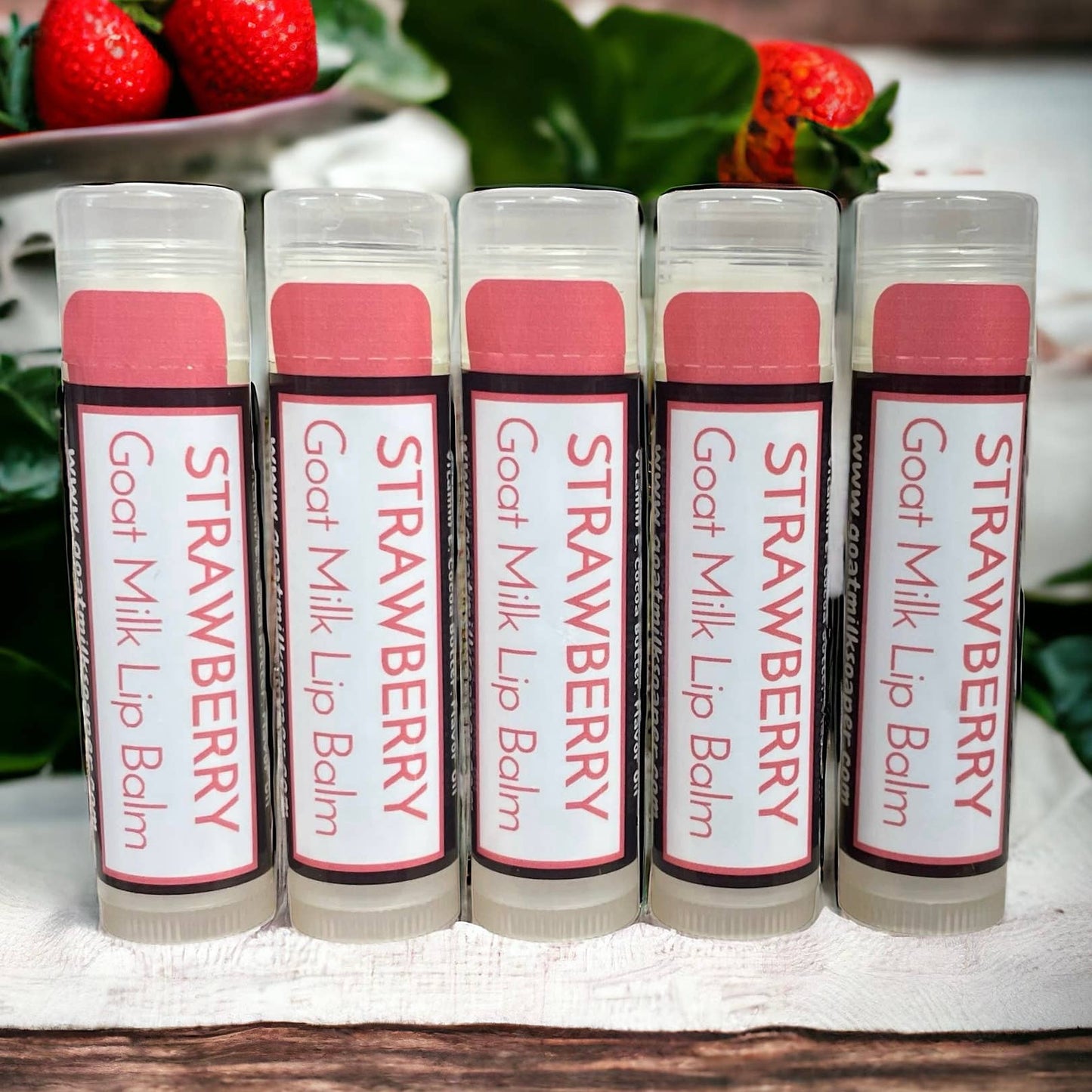 Strawberry Goat Milk Lip Balm - Simple Life Amish Store