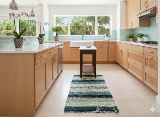 Amish made hand loomed rugs (five foot runner) - Simple Life Amish Store