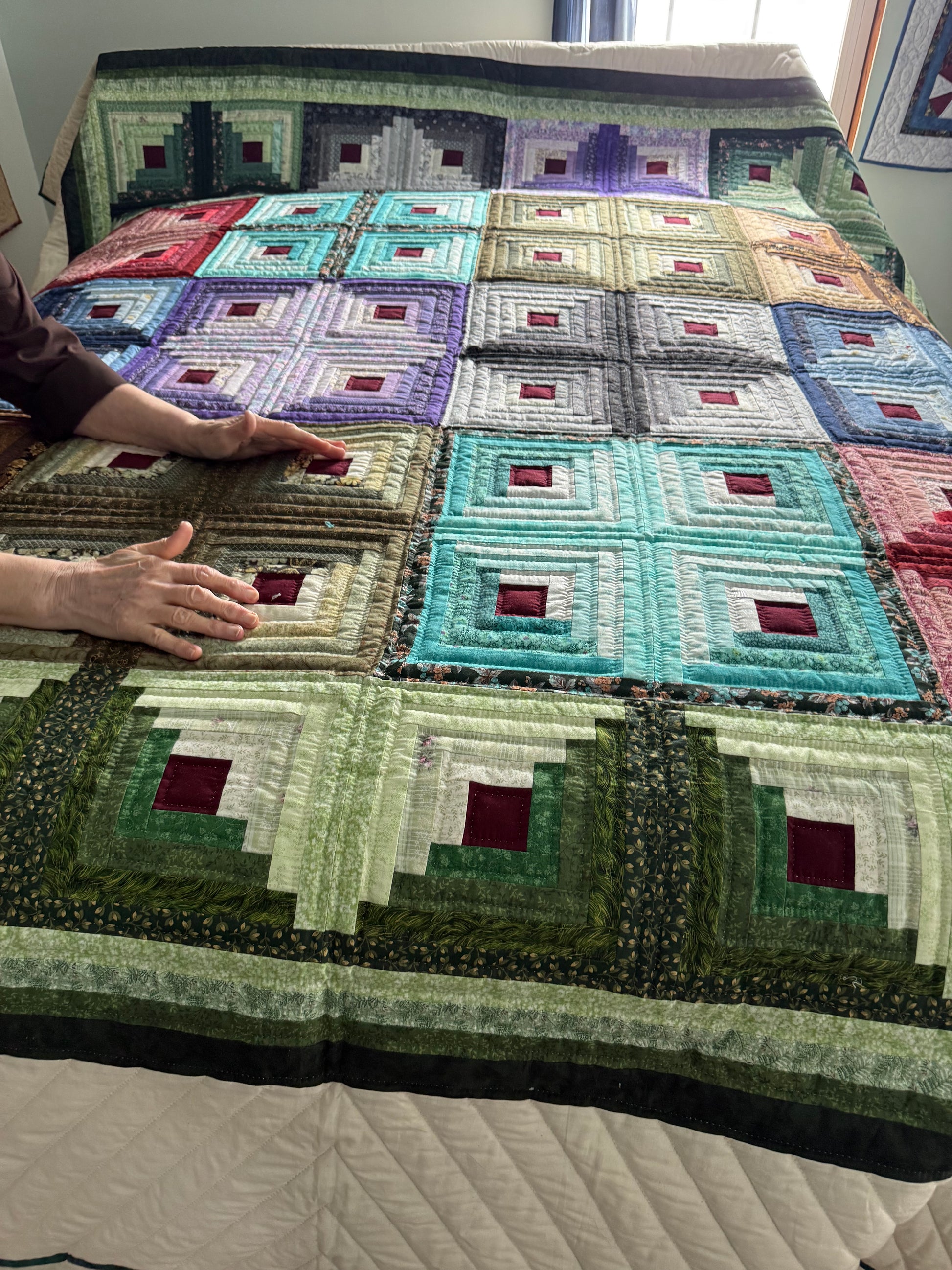 Amish Quilt (Log cabin) - Simple Life Amish Store