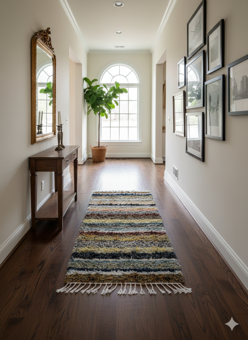 Amish made hand loomed rugs (5 foot runner) - Simple Life Amish Store