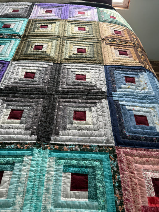 Amish Quilt (Log cabin) - Simple Life Amish Store