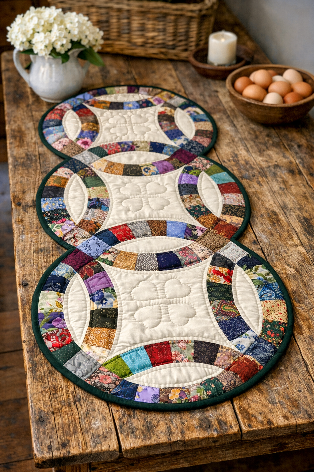 Amish quilted table runner - Simple Life Amish Store