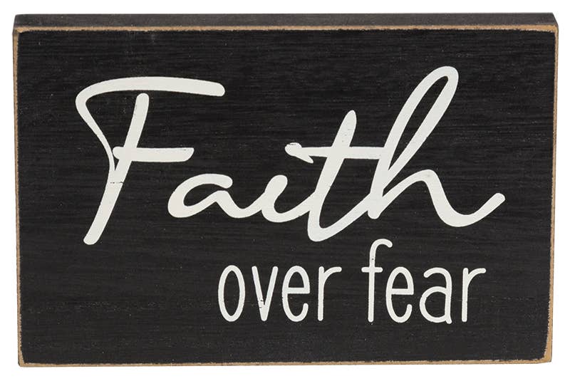 Saved By Grace Decorative Tabletop Blocks, 4 Designs