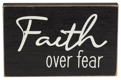 Saved By Grace Decorative Tabletop Blocks, 4 Designs