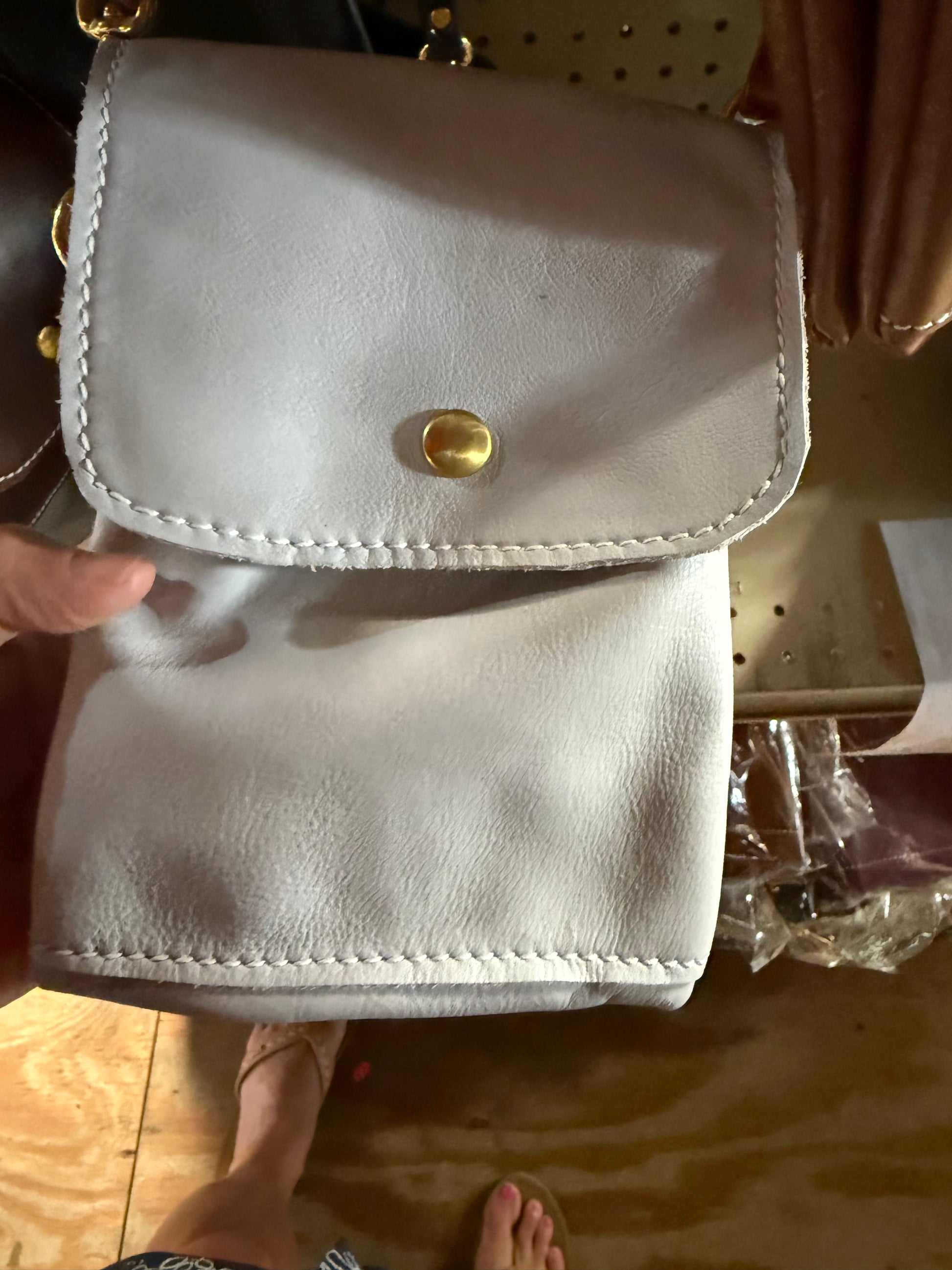 Leather  Cross Body Purse -  Handmade CUSTOM Leather Purse by local Amish Artisans (MADE TO ORDER!) - Simple Life Amish Store