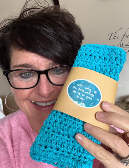 Set of Three Crocheted dish/wash cloths and three Goat Milk Soaps Bundle! - Simple Life Amish Store