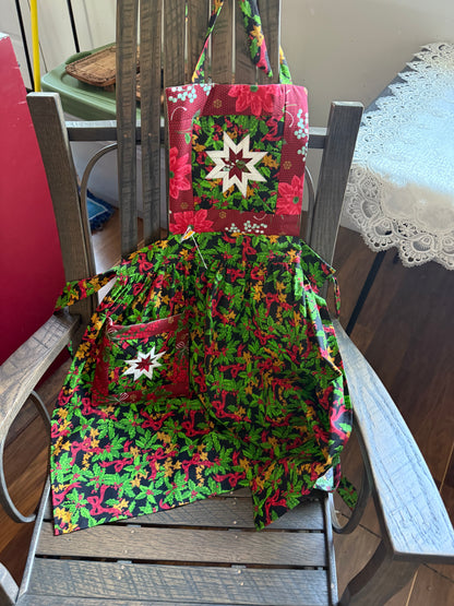 Amish made Quilted Christmas Aprons