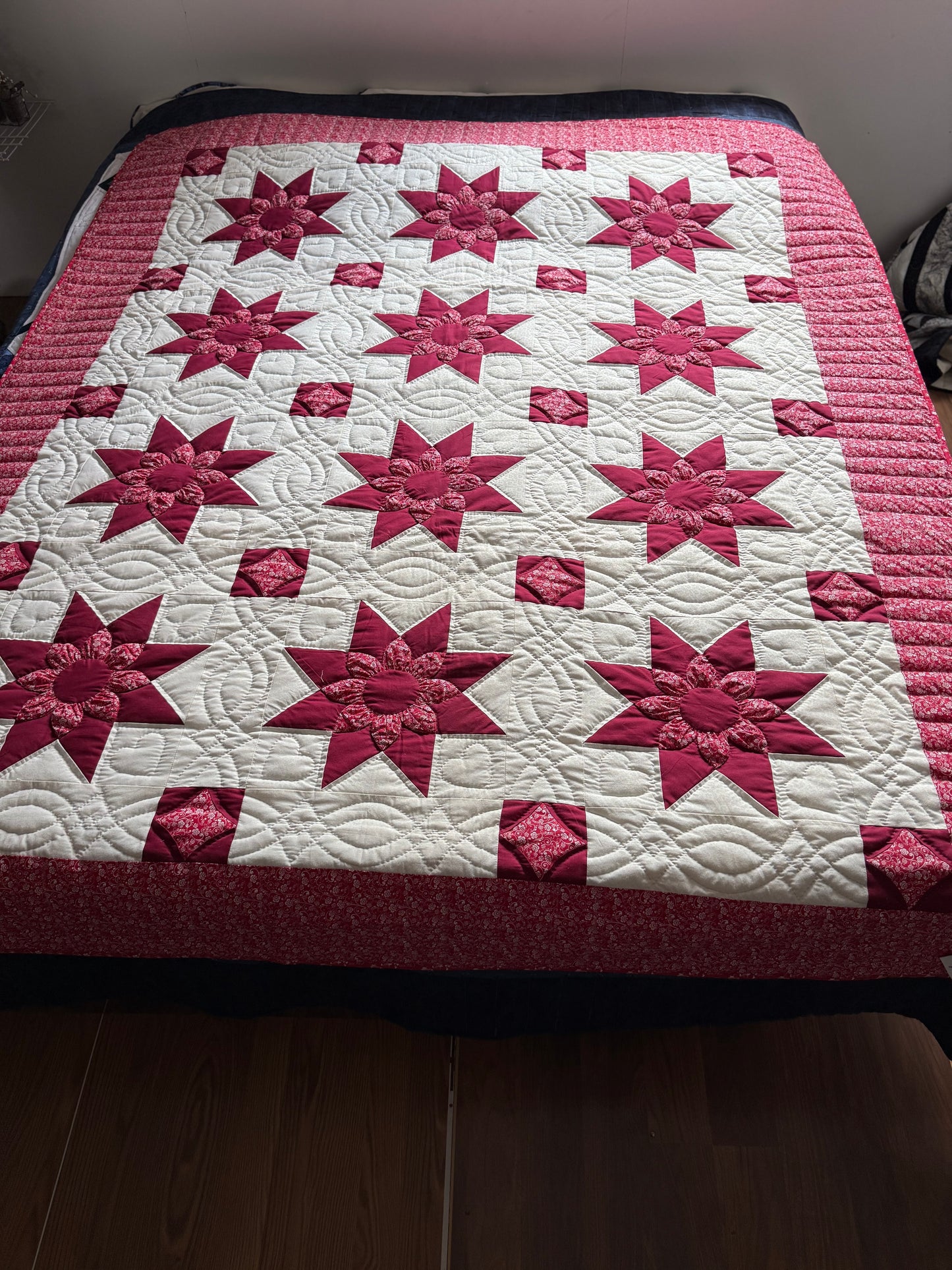 Very rare twin size Amish quilt