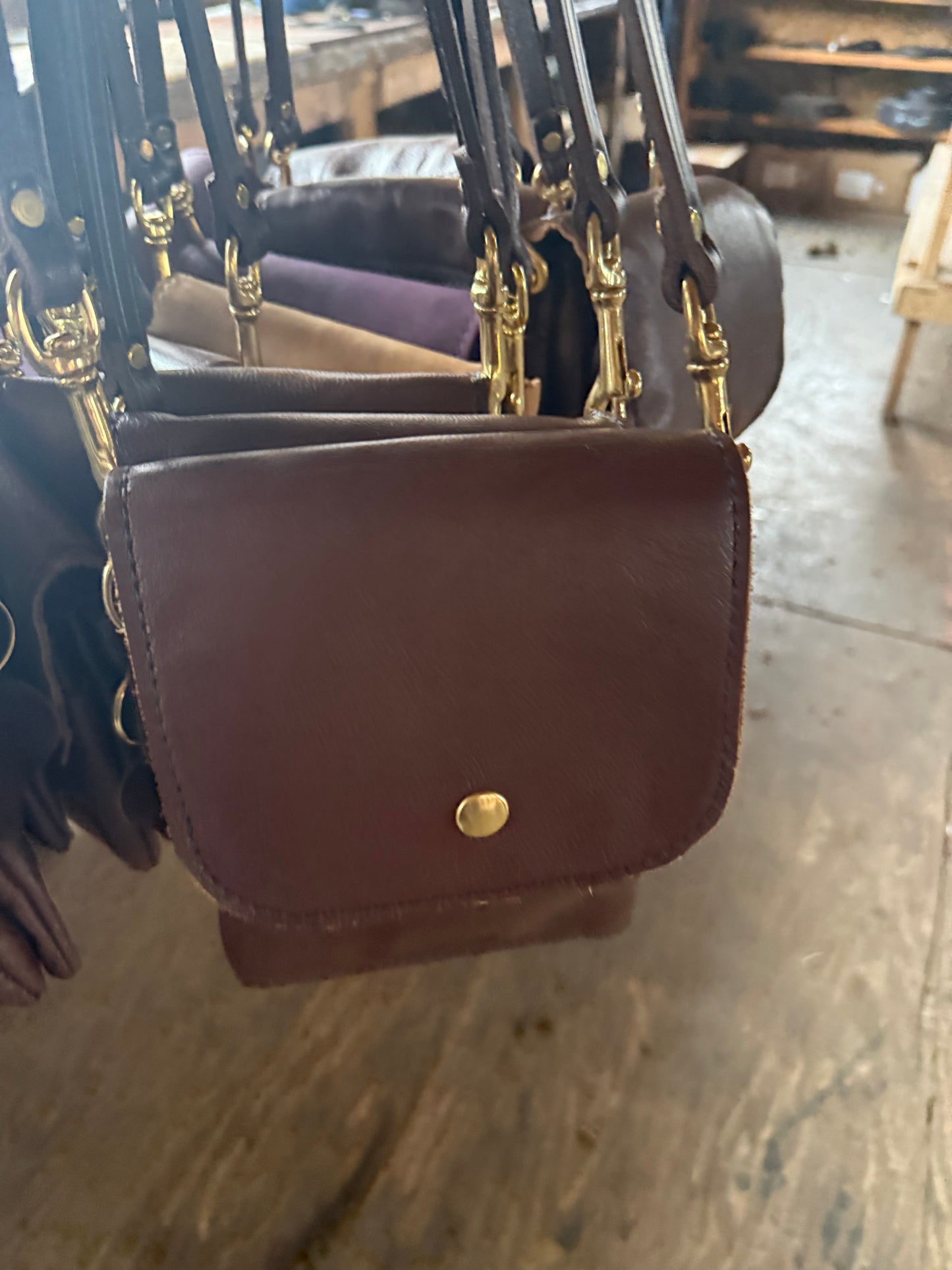 Leather  Cross Body Purse -  Handmade CUSTOM Leather Purse by local Amish Artisans (MADE TO ORDER!) - Simple Life Amish Store