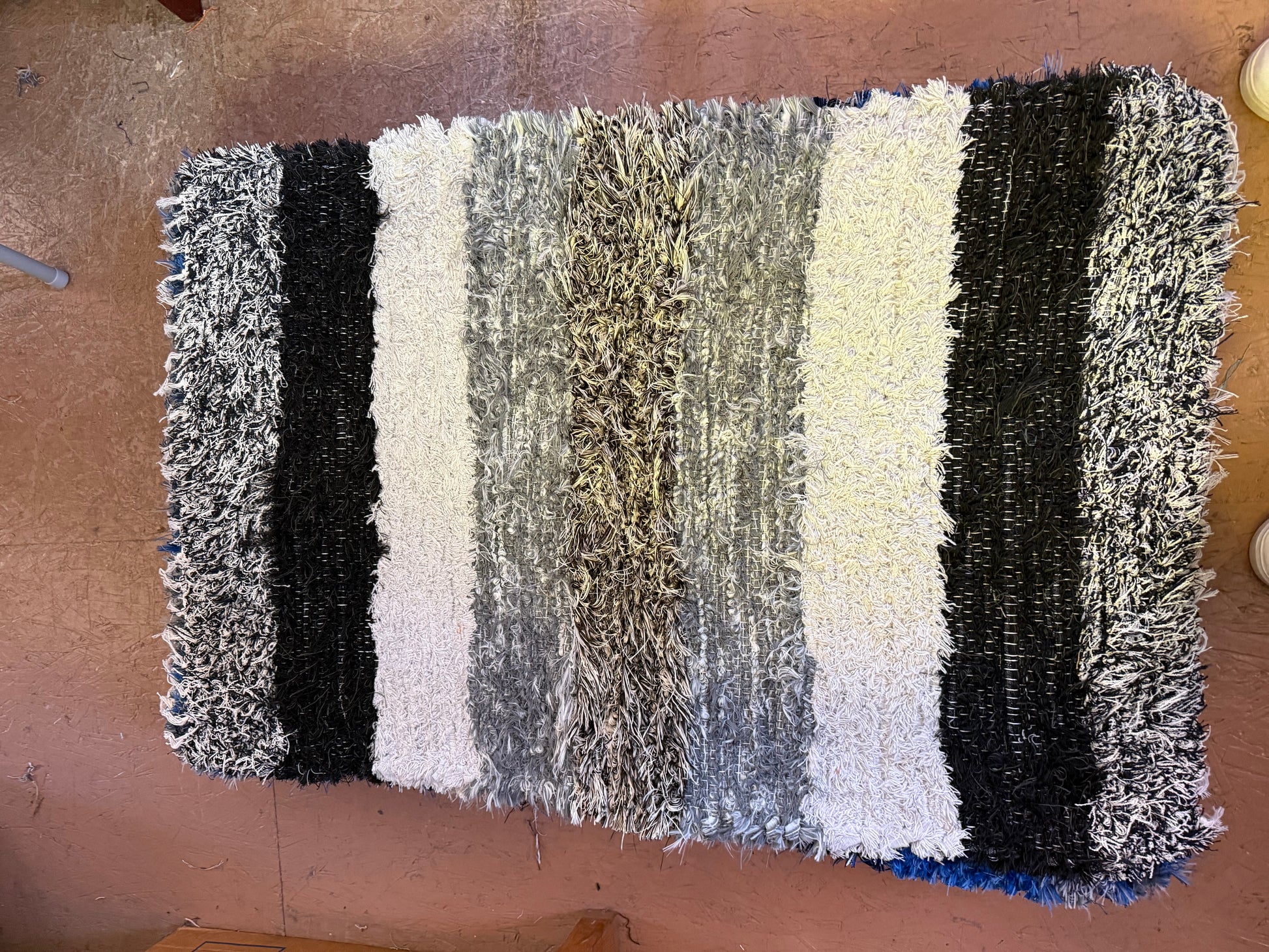 Amish Made Woven Rugs (Shades of Gray..black..tan ) (26” x 44”) - Simple Life Amish Store