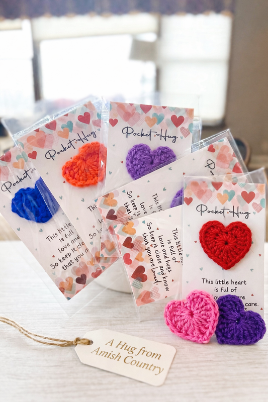 Five little Pocket Hugs! (Save $5.00) - Simple Life Amish Store
