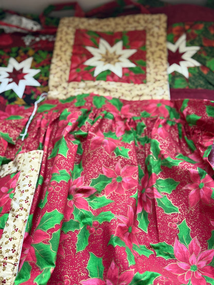 Amish made Quilted Christmas Aprons