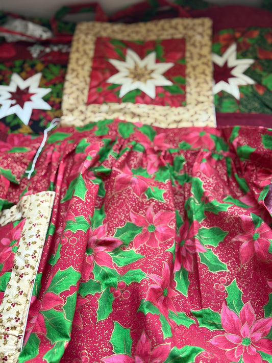 Amish made Quilted Christmas Aprons