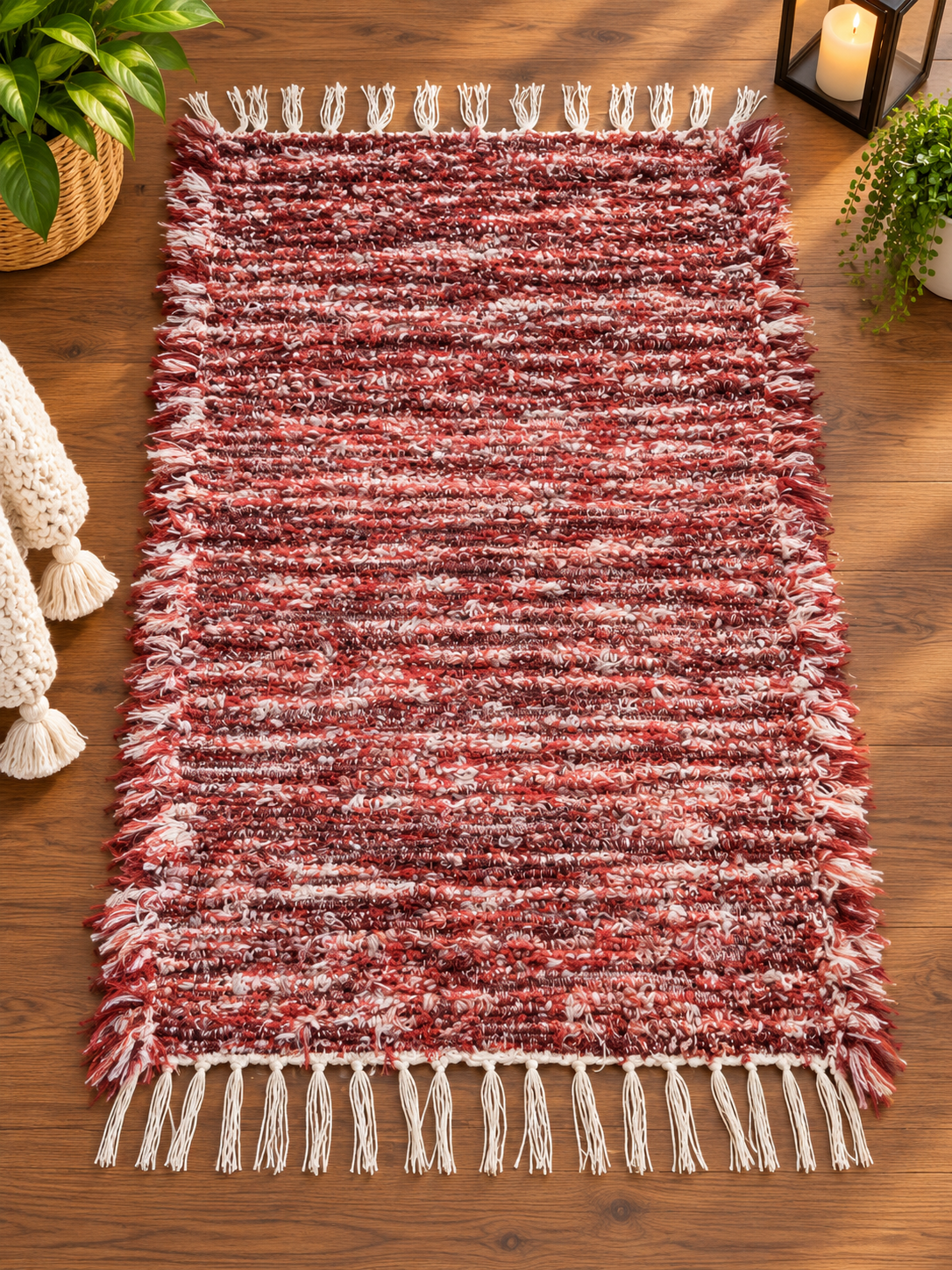 Amish Made Hand-Loomed Rug (44"x26")