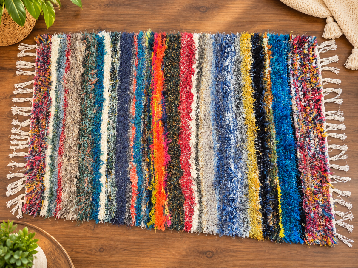 Amish Made Hand-Loomed Rug (44"x26")