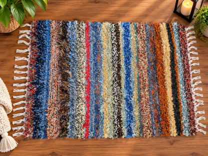 Amish Made Hand-Loomed Rug (44"x26")