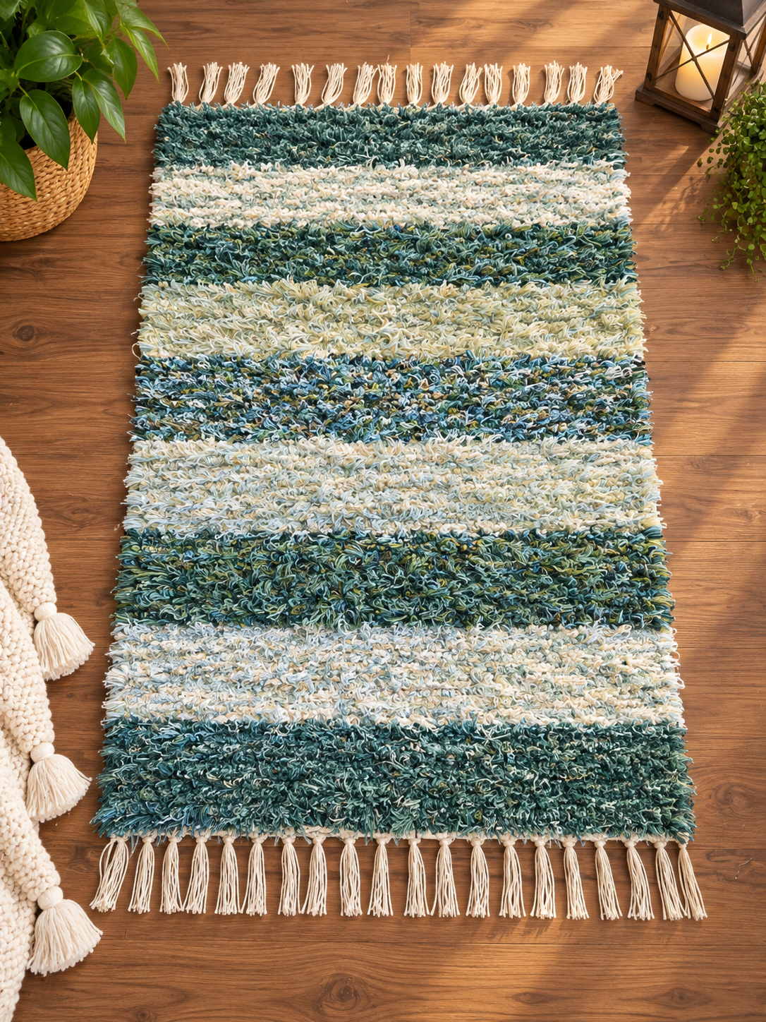 Amish Made Hand-Loomed Rug (44"x26")