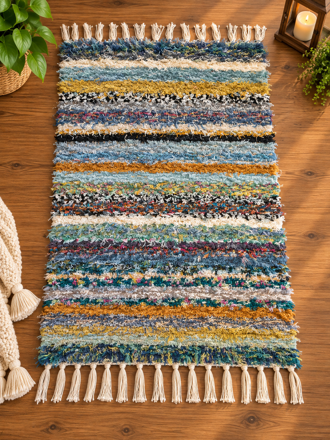 Amish Made Hand-Loomed Rug (44"x26")