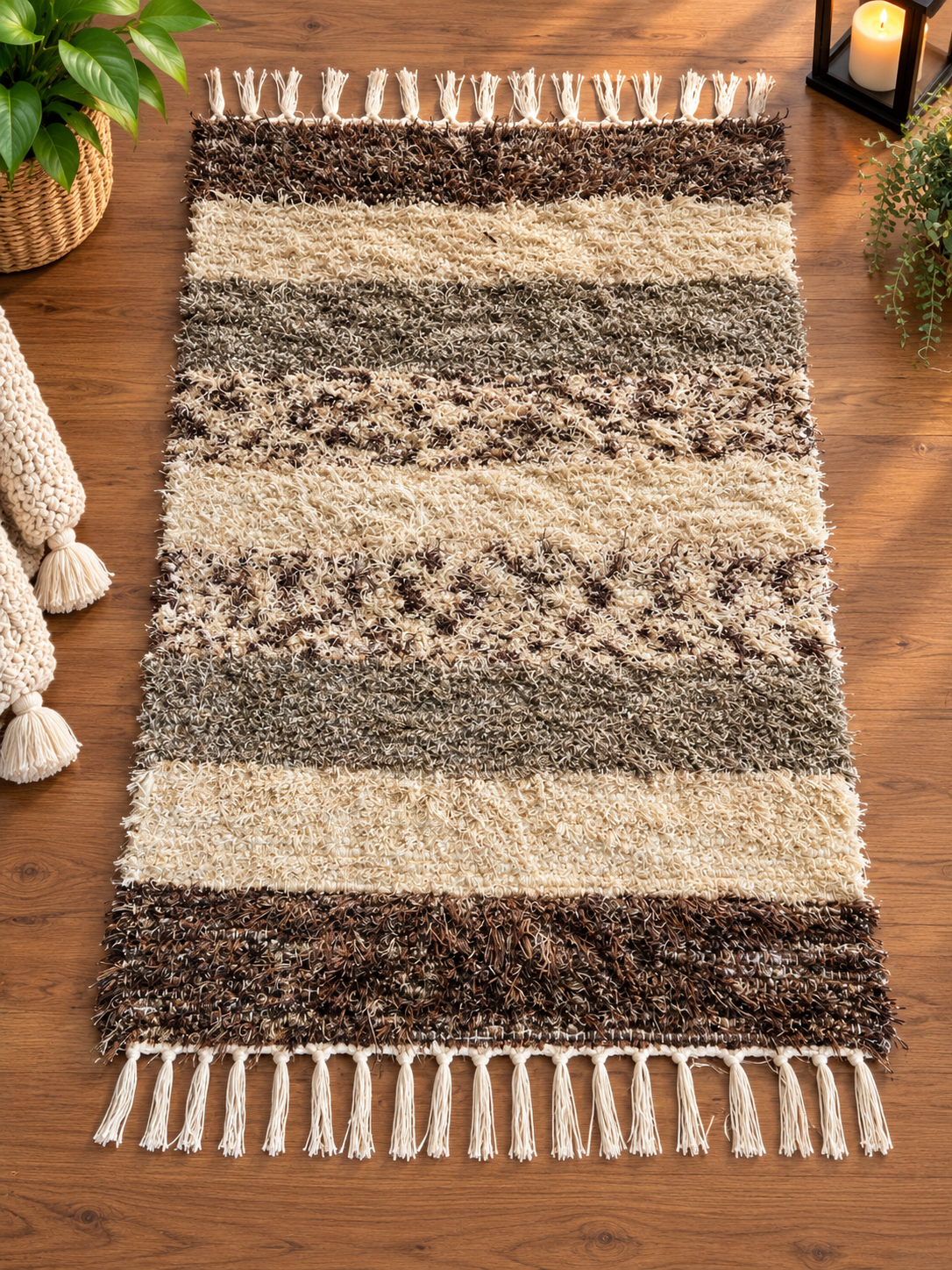 Amish Made Hand-Loomed Rug (44"x26")