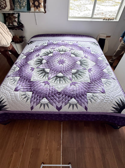 Mariner’s Star (purple and grays)