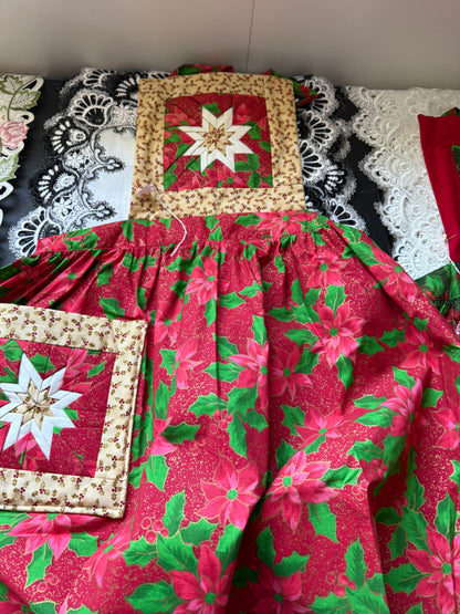 Amish made Quilted Christmas Aprons