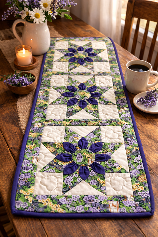 Amish quilted table runner