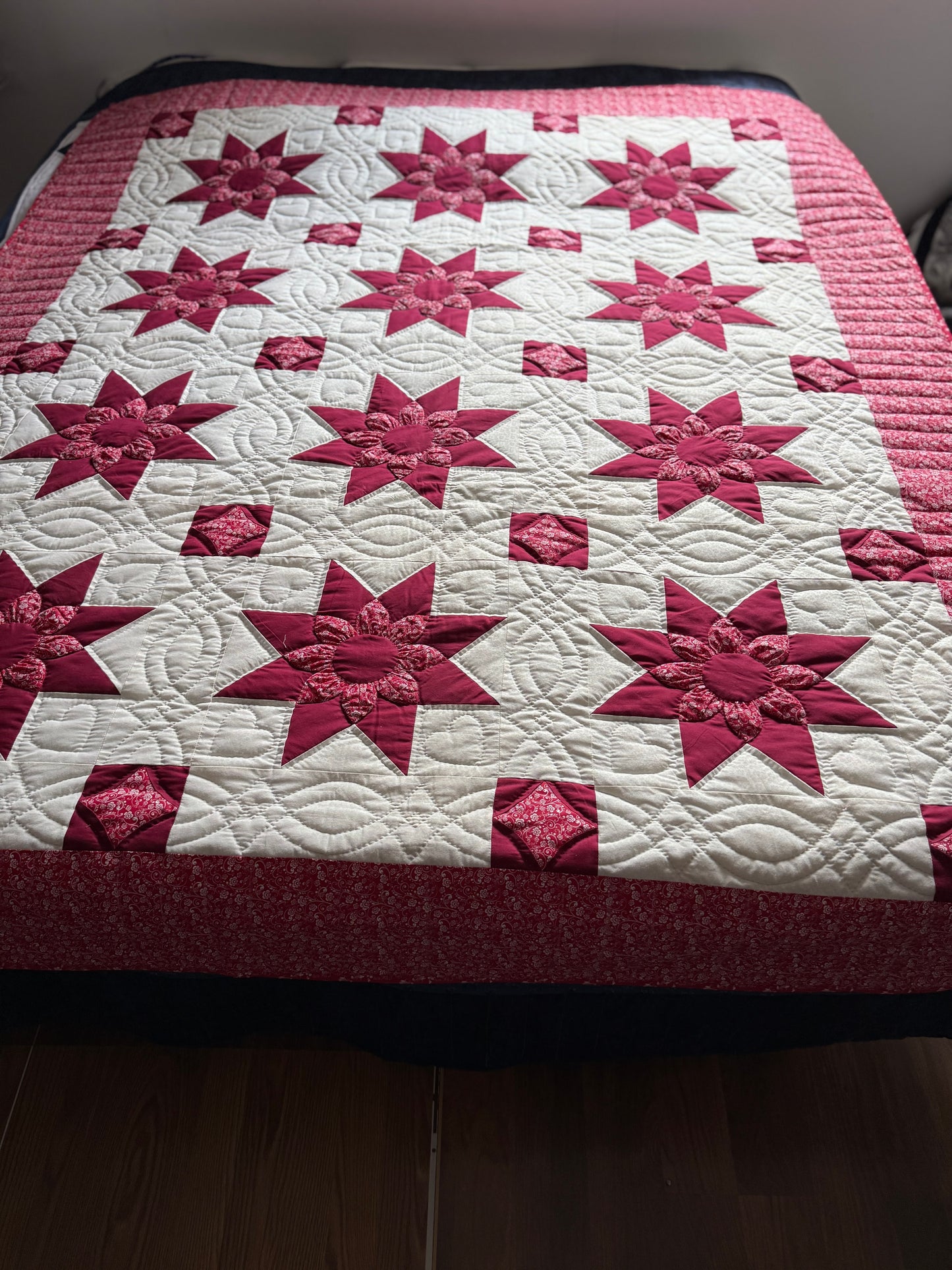 Very rare twin size Amish quilt