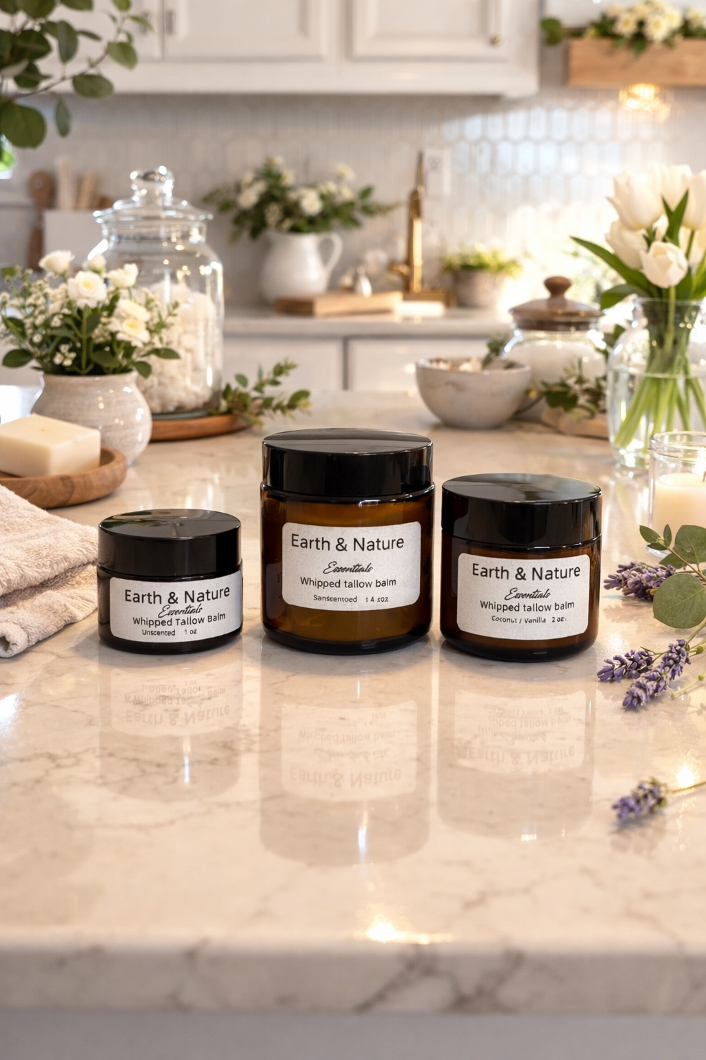 Earth and Nature whipped Tallow Balm (Amish made in Holmes County, Ohio) - Simple Life Amish Store