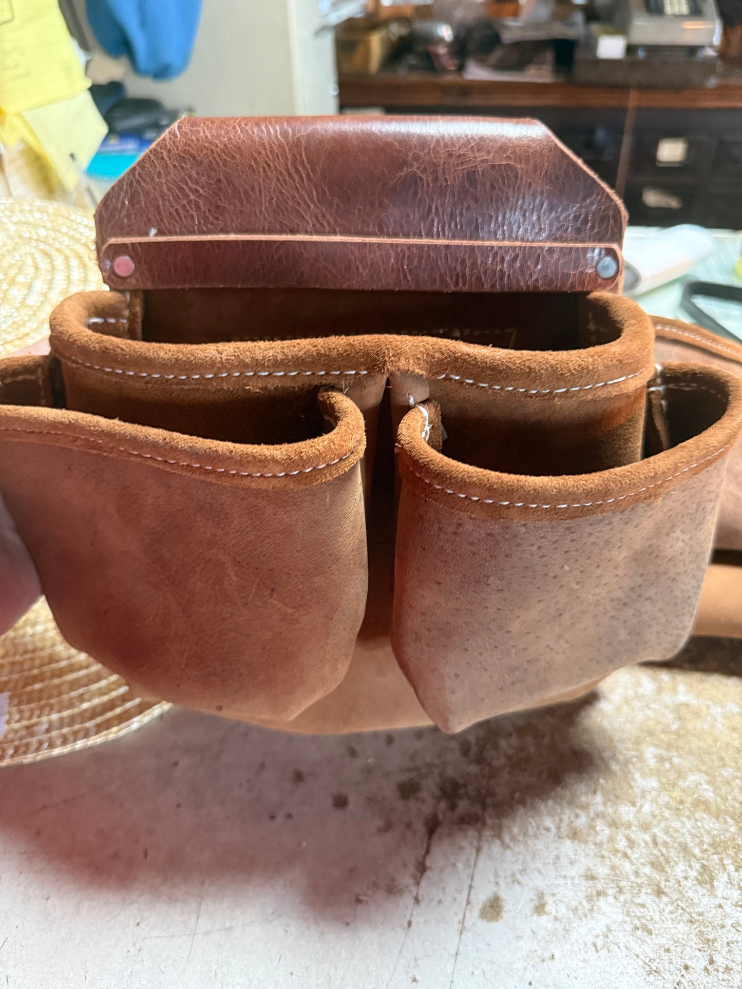 Amish Made Leather Carpenter TooL Pouches - Simple Life Amish Store