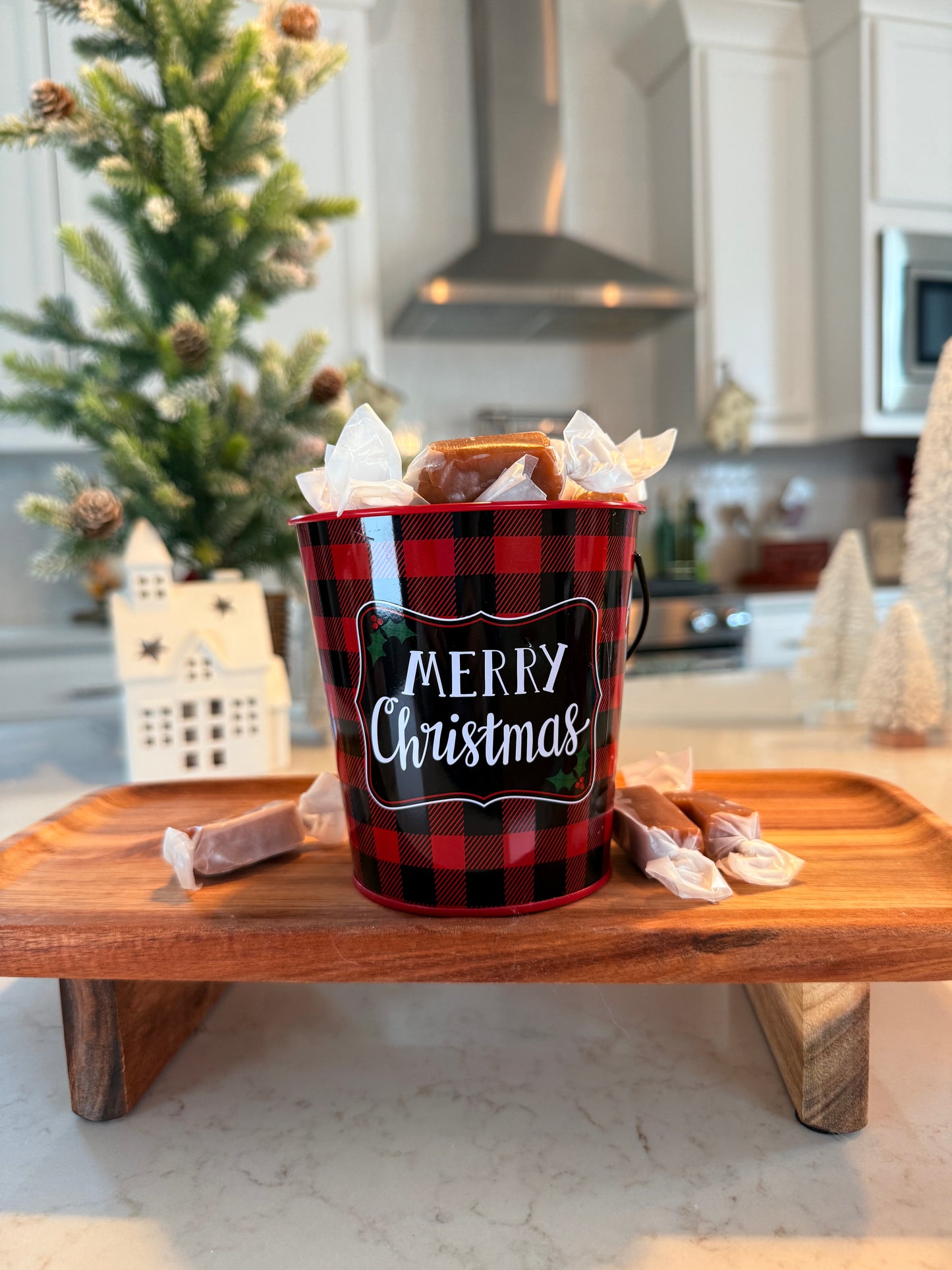 Byler’s Butter Caramels Christmas Bucket!